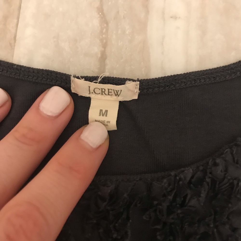 🍾 J Crew Ruffle Front Tank Top - Picture 3 of 7